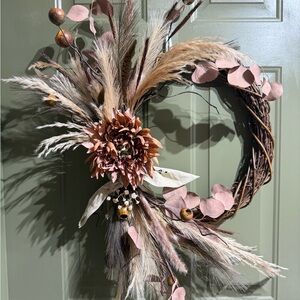 Rustic Neutral Beauty – 20” Western-Inspired Fall Wreath